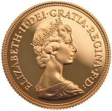 1984 Gold Sovereign - Elizabeth II Decimal head - Proof No box