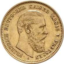 10 Mark German Friedrich III 1888