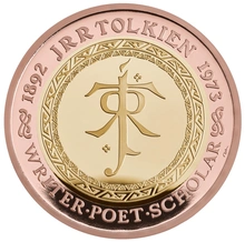 2023 JRR Tolkien Gold £2 Proof Coin Boxed