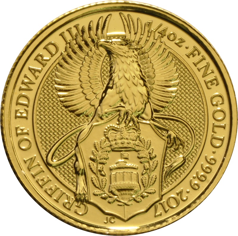 1/4oz Gold Coin, The Griffin - Queens Beast