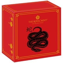 2025 Royal Mint 1/4oz Year of the Snake Proof Gold Coin Boxed