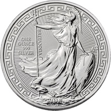 2018 1oz Silver Britannia (Oriental Border) Coin