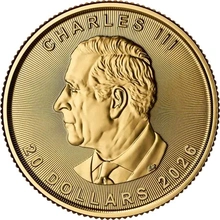 2026 1/2oz Canadian Maple Leaf Gold Coin