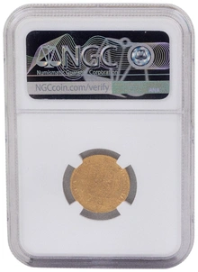 1878 Gold Half Sovereign Queen Victoria Young Head Shield Back NGC MS61