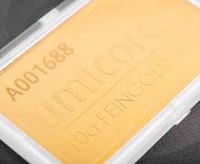 Umicore 10 Gram Gold Bar