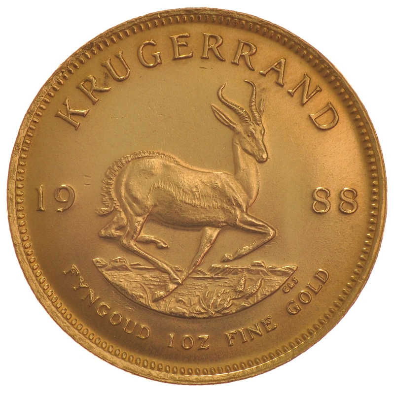 1988 Krugerrand Gold Coin 1oz