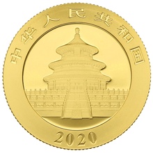 2020 8g Gold Chinese Panda Coin