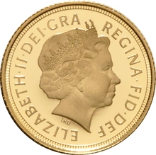 Gold Proof 2013 Half Sovereign Boxed