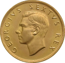 1952 £1 South Africa  George VI