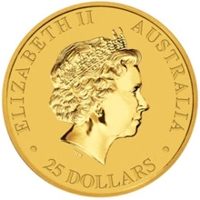 2014 1/4oz Australian Kangaroo Gold Nugget Coin