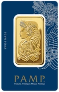 PAMP 50 Gram Gold Bar Minted