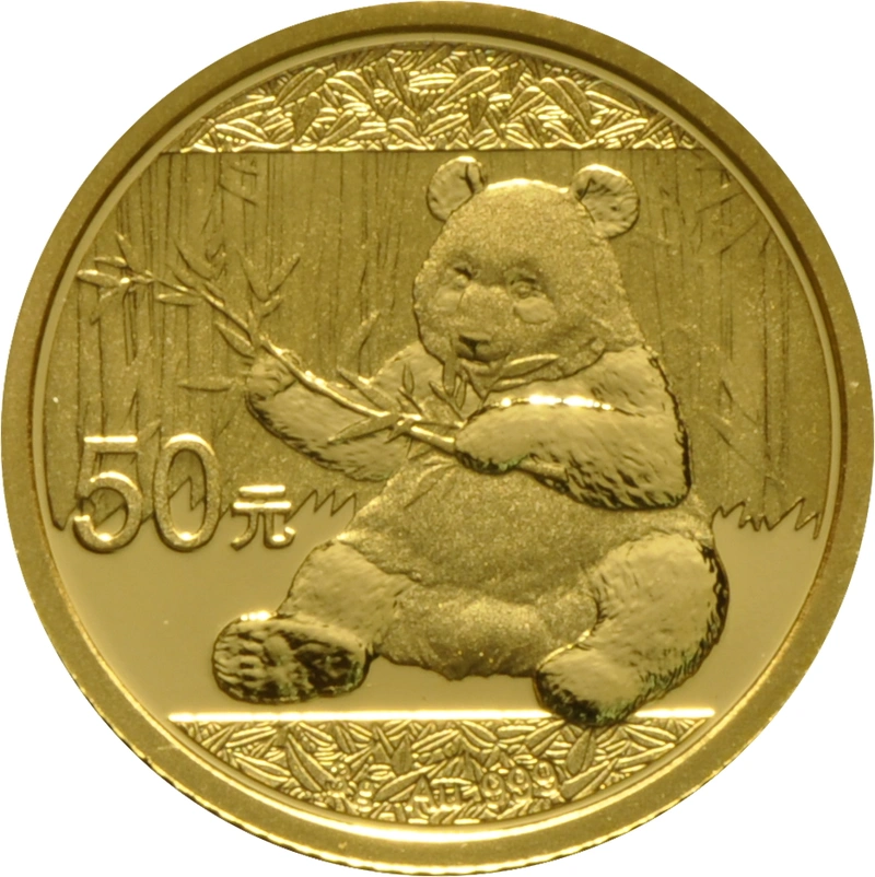 2017 3 gram Gold Chinese Panda Coin
