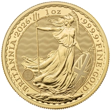 2026 Gold Britannia Coin 1oz