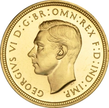 1937 Gold Proof Sovereign George VI