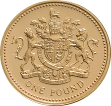 2008 Proof Gold £1 Pound Coin Boxed