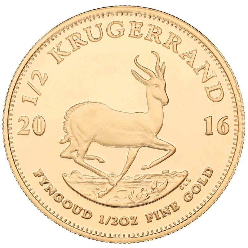 2016 Proof Half Ounce Krugerrand Gold Coin NGC PF69