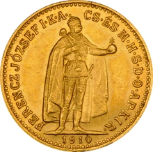 Hungarian 10 Korona Gold Coin Franz Joseph I