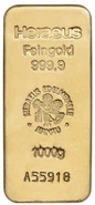 1kg Gold Bar Heraeus