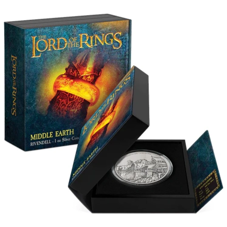 2022 The Lord of the Rings - Rivendell 1oz Proof Silver Coin