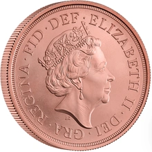2022 Gold Five Sovereign Piece Brilliant Uncirculated Coin Boxed