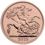2025 £2 Coin Gold Double Sovereign - Last of the Rose Gold