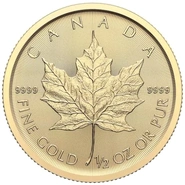 1/2oz Gold Maple Years
