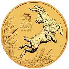 2023 1oz Perth Mint Year of the Rabbit Gold Coin