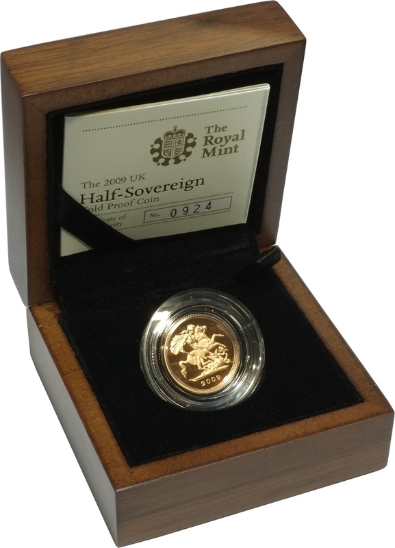 Gold Proof 2009 Half Sovereign Boxed