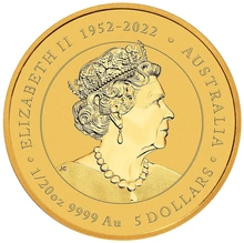 2024 Perth Mint Twentieth Ounce Year of the Dragon Gold Coin