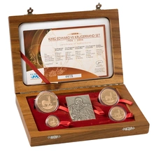 Krugerrand Prestige 2006 King Edward VII 4-Coin Gold Proof Set Boxed