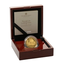 2021 1oz Through the Looking-Glass Proof Gold Coin Boxed