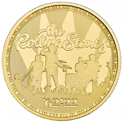 2022 1oz Rolling Stones Gold Coin Music Legends