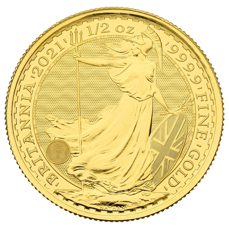 2021 1/2oz Gold Britannia Coin