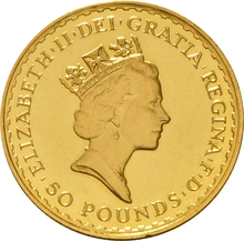 1987 Half Ounce Britannia Gold Coin