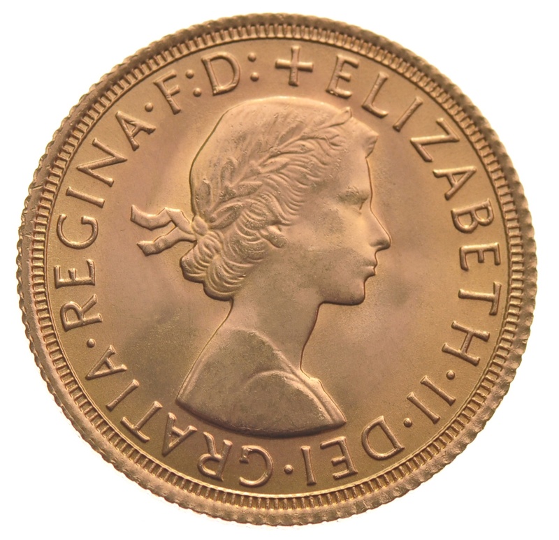 1956 Gold Half Sovereign