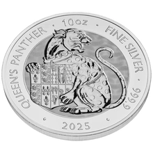 2025 Queen's Panther - Tudor Beasts 10oz Silver Coin