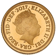 2017 Proof Quarter Sovereign