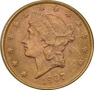 American Liberty Head Gold Double Eagle $20