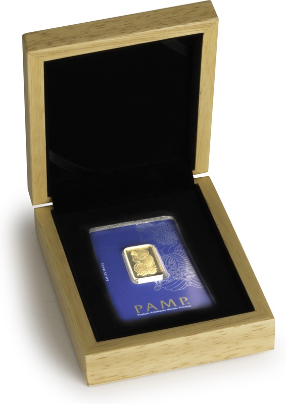 PAMP 1/2oz Gold Bar in Gift Box
