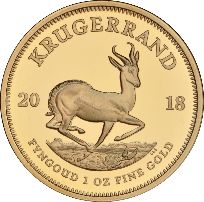 2018 Proof Krugerrand Gold Coin 1oz