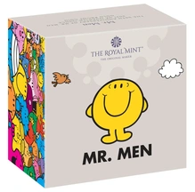 2021 1/4oz Mr Men - Mr Happy Proof Gold Coin Boxed