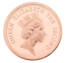 1987 Falkland Islands £1 Gold Coin