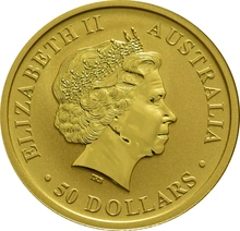 2015 Half Ounce Gold Australian Nugget