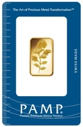 PAMP Rosa 10 Gram Gold Bar Minted