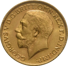 1911 Gold Sovereign - King George V - London