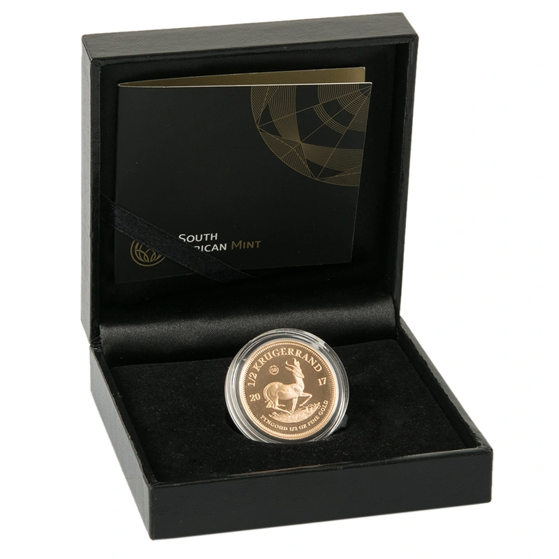 2017 1/2oz Gold Proof Krugerrand 50th Anniversary - Boxed