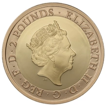 2018 £2 Two Pound Proof Gold Coin RAF Centenary Sea King Boxed