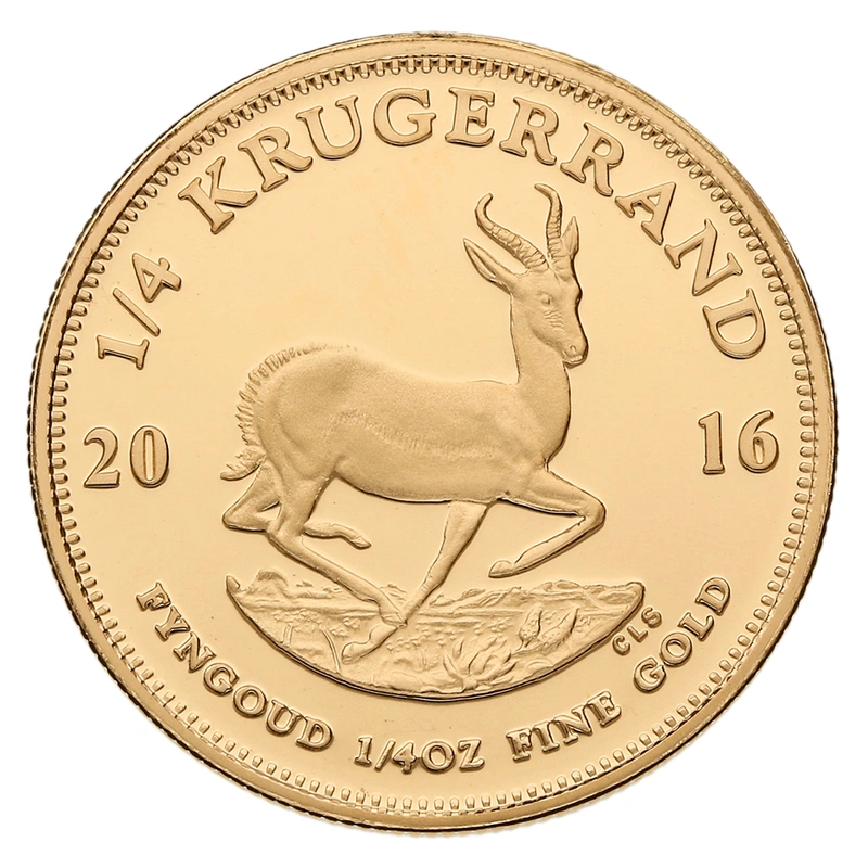 2016 Proof Quarter Ounce Gold Krugerrand NGC PF69