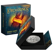 2022 The Lord of the Rings - Mordor 1oz Proof Silver Coin
