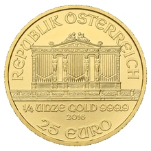 2016 Quarter Ounce Gold Austrian Philharmonic